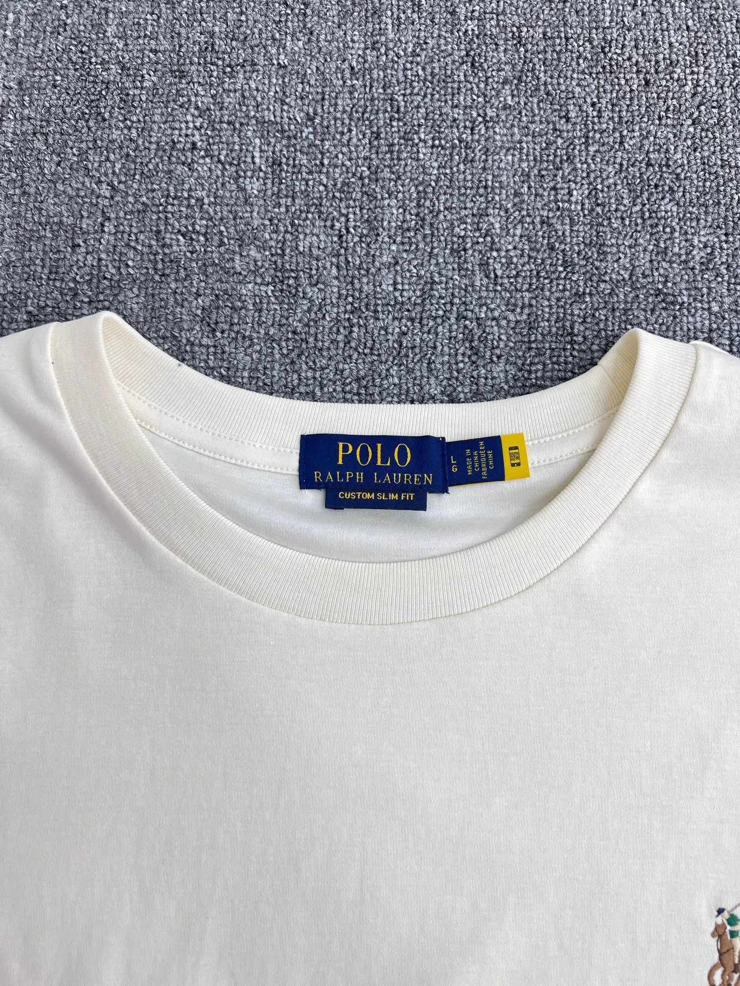 P220 Ralph Lauren Embroidered Round Neck Short Sleeve S/M/L/XL/XXL